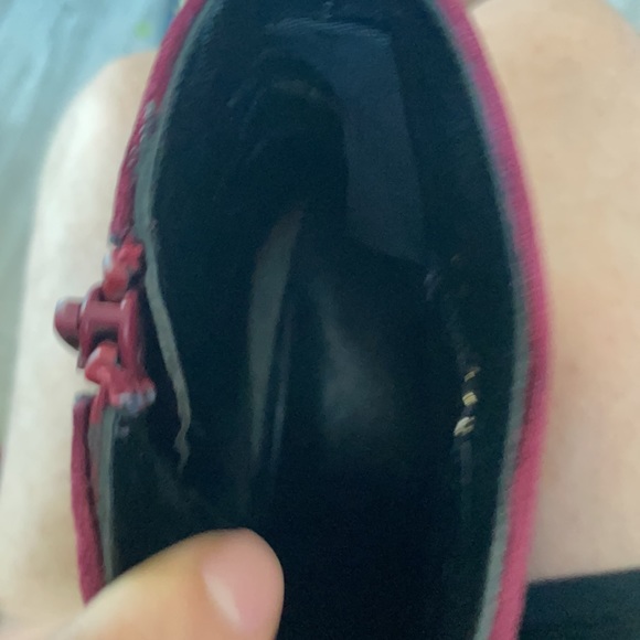 Saint Laurent Devon Zip boot in Burgundy Velvet size 42 - Picture 8 of 8